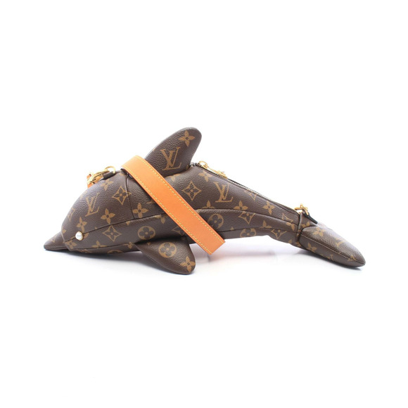 Louis Vuitton Handbags - Louis Vuitton Dolphin Bag Monogram Canvas Leather Shoulder Bag Brown